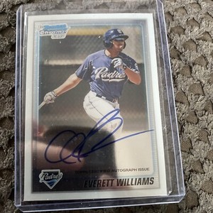 EVERETT WILLIAMS 2010 Bowman Chrome Prospects Autograph #BCP200