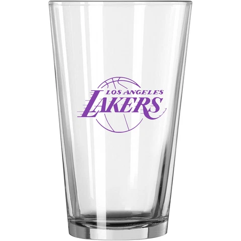 Los Angeles Lakers 16oz. Team Wordmark Game Day Pint Glass Cover