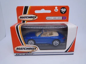 Matchbox PORSCHE 911 CARRERA CABRIOLET 996 2001 #50/75 MINT Boxed Superfast - Picture 1 of 8