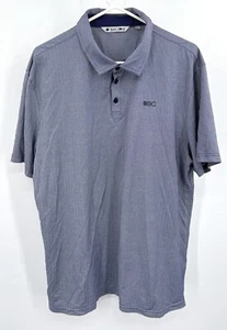 Black Clover Shirt XXL Blue Golf Polo Short Sleeve - Picture 1 of 4