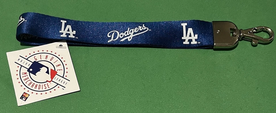 NEW LA Anaheim Angels MLB Team Black Wristlet Keychain Clip - Image 1 of 1