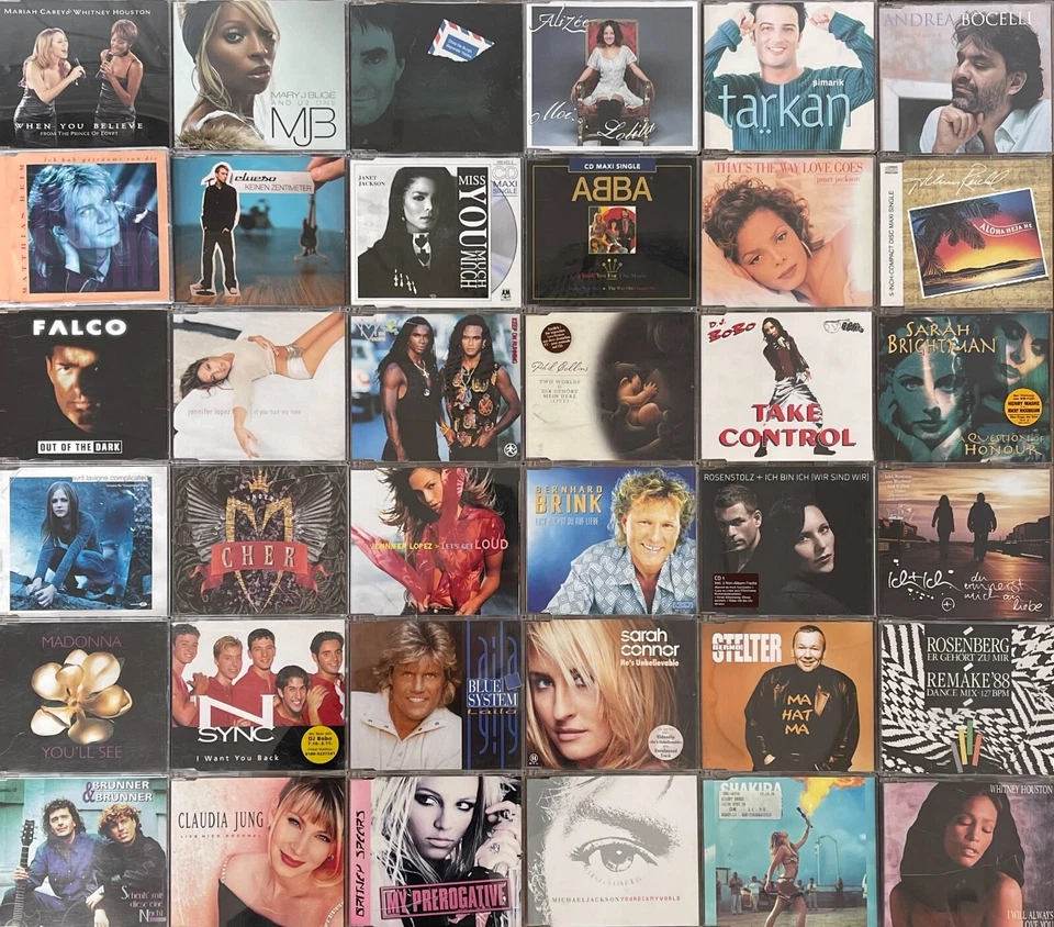 Pop Synth-pop 	Funk Soul Pop-Schlager Maxi Single - CD Auswahl - Bild 1 von 1