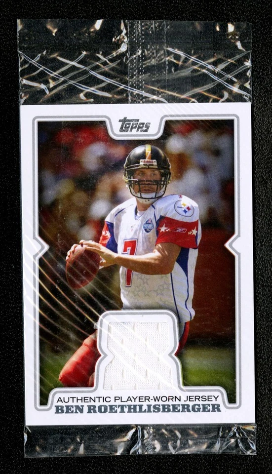 2008 TOPPS RETAIL RELICS #R-BR BEN ROETHLISBERGER SEALED CELLOPHANE WRAPPER PACK - Image 1 of 2