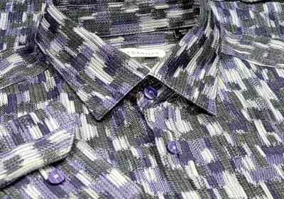 Camisa De Colección Jhane Barnes Abotonada Hombres L Hipnótica Multicolor Abstracta Manga Larga Foto 1 de 4