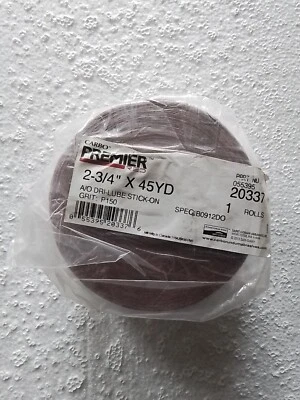 Carborundum Abrasives Premier Red Dri-Lube Sheet Rolls 20337 - Image 1 of 2