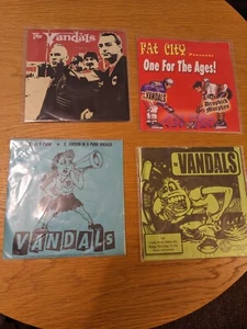 The Vandals set of 4 x 7" Vinyl records. Fat Wreck Chords Club Dropkick Murphys - Picture 1 of 10