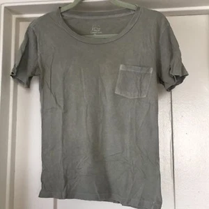 Distressed J Crew Camiseta Verde Salvia Mujer Talla XXS/XS - Imagen 1 de 3