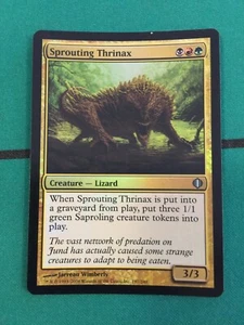 MTG Magic the Gathering - FOIL Sprouting Thrinax SP Shards of Alara Lizard - Picture 1 of 1