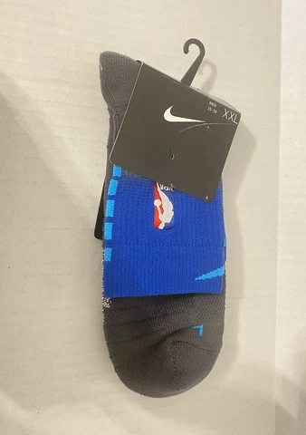 NIKE MENS NBA DALLAS MAVERICKS ELITE SOCKS Size XXL 15-18 PSK700-480 Cover