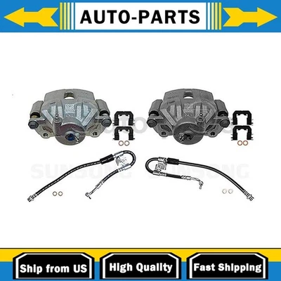 Pinza de freno delantera con mangueras lado conductor pasajero se adapta a Hyundai Elantra 1,8 L_ Foto 1 de 4