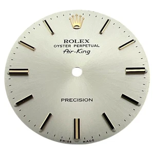 Rolex Oyster Perpetual Air King genuino precisión 34 mm esfera plateada 5500 - Imagen 1 de 4