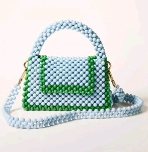 NEU Colorblock Perlen Umhängetasche - Kate Spade New York x Target grün/blau - Bild 1 von 4