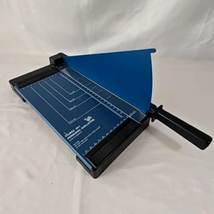 Dahle 501 Personal Guillotine Cutter Blau Schwarz Trimmer Made In Germany - Bild 1 von 6