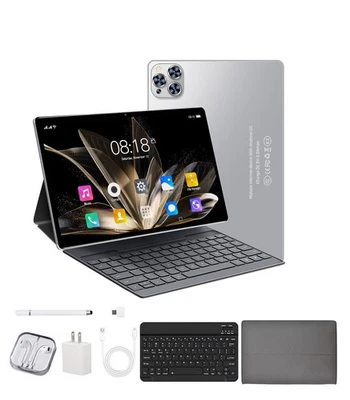 Tablet mobile phone 10 inch 256GB Android 12 Wifi 4G/5G Dual SIM gift Keyboard - Image 1 of 4