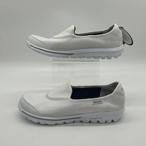 Skechers Schuhe Damen 9 Go Walk Ultimate Natural Slipper Halbschuh 13519 weiß - Bild 1 von 15
