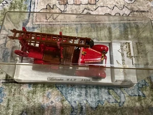 SOLIDO #4403 CITROEN C 4 F FIRE TRUCK WITH RED FENDERS 4-1/2" LONG NEW IN BOX - Picture 1 of 2