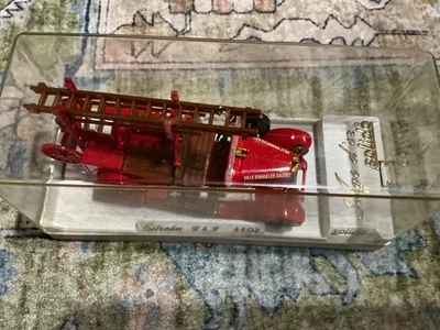 SOLIDO #4403 CITROEN C 4 F FIRE TRUCK WITH RED FENDERS 4-1/2" LONG NEW IN BOX - Image 1 of 2