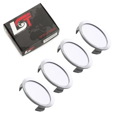 4x Hubcap Wheelcap Hubs Cover Silver Ø 75mm for Alfa Romeo - Image 1 of 4