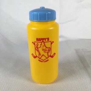 Vintage 1993 Carl's Jr Restaurant Happy Star Sipper Flasche Happy's Hockey League - Bild 1 von 7