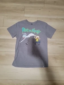 Camiseta Rick and Morty Adulto Mediana Gris Jaspeado Estampado Gráfico Manga Corta - Imagen 1 de 1