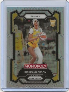 2024 Rickea Jackson Panini Prizm Silver WNBA Monopoly #63 Los Angeles Sparks RC - Picture 1 of 2