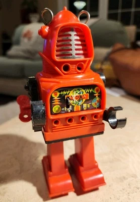 Yoshiya Jupiter Robot 1960's Japan Tin & Plastic Robot - Image 1 of 4