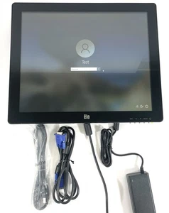17" ELO TouchSystem Touchscreen Monitor Model ET1723L-2UIWA-1-BL-MT-ZB-G - Picture 1 of 10