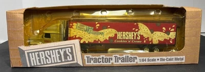 ERTL COLLECTIBLES HERSHEY'S COOKIES N CREME TRACTOR TRAILER DIE-CAST 1/64 SCALE - Image 1 of 4