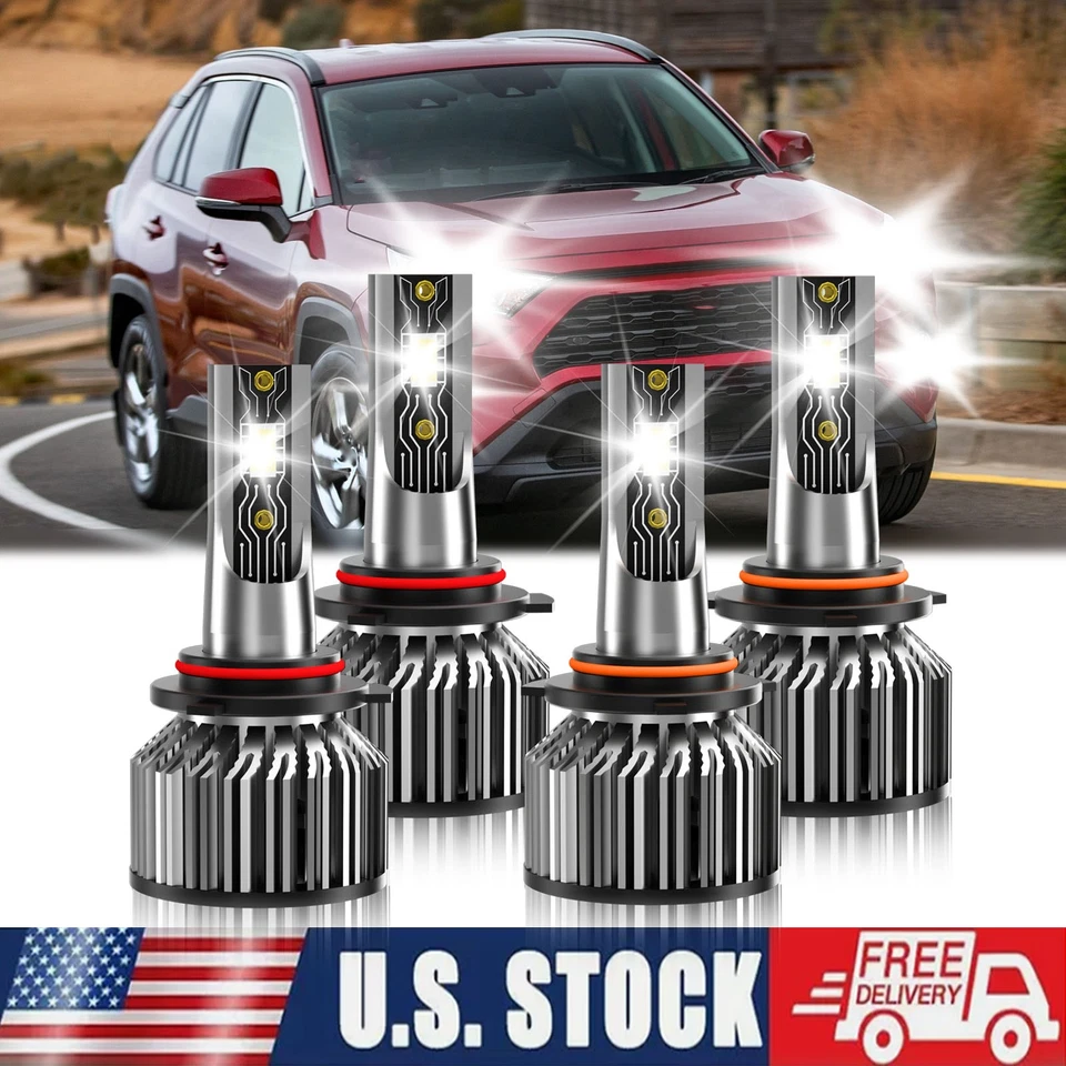 Kit de bombilla de faros LED de coche 6500K para Toyota RAV4 1998-2011 2012 Foto 1 de 4