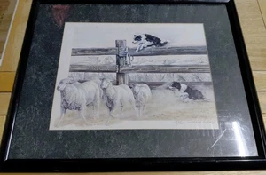 1998 Darlene Wilson "Git Ahead" Framed Print Limited 127/600 Signed - Picture 1 of 9