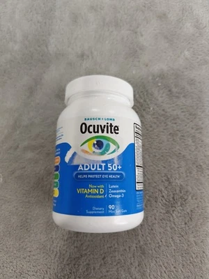 Bausch + Lomb Ocuvite Adulto 50+ Minigeles Vitaminas y Minerales para Ojos, 90 Ct Exp 2/2027 Foto 1 de 4