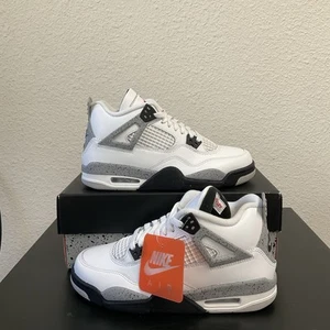 Air Jordan 4 Retro OG 2025 White Cement Size 7 Slight box damage - Picture 1 of 11
