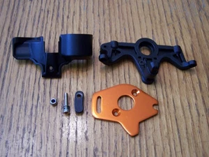 Placa de montaje del motor y cubierta de embrague de engranaje Fit Traxxas Raptor R Ultimate 4x4 naranja - Imagen 1 de 2