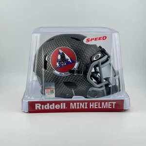 Air Force Falcons Riddell Speed - 63rd Fighter Squadron Mini Football Helmet 2 - Picture 1 of 5