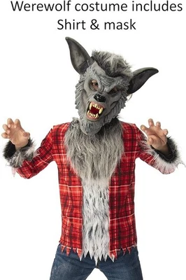 Rubie's Boy's Werewolf Costume  shirt and mask Small 6/7 - Image 1 of 4