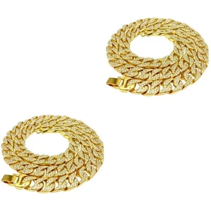 2 Pieces Kropfkette Damen Tracht Halsketten Für Herren Pendellanz - Picture 1 of 12