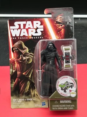 2015 Star Wars KYLO REN Version 1 3.75” Force Awakens Hasbro Sealed MOSC  - Image 1 of 2