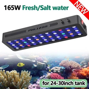 Aquarium Light 165W Coral Reef Light Dimmable Full Spectrum for Marine Fish Tank - Picture 1 of 12