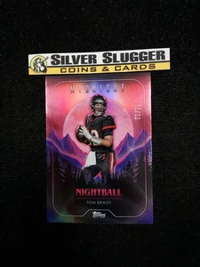 2024 Tom Brady Topps Midnight Nightball rosa /12 #NB-18 Tampa Bay Buccaneers - Foto 1 di 2