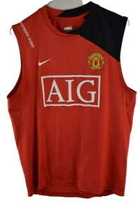NIKE Manchester United 2008-09 gilet allenamento calcio taglia S maglia uomo - Foto 1 di 9
