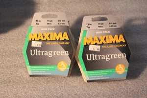 2 MAXIMA ULTRA GREEN MINI PACK 15LB 110YDS - Picture 1 of 1