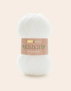 Sirdar Hayfield BONUS ARAN CON LANA Hilo De Tejer 400g - 807 Blanco - Imagen 1 de 1