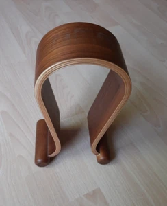 Kopfhörerständer Holz Kopfhörer Halterung Headset Stand Halter Walnuss Broadcare - Bild 1 von 6