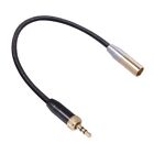 Audio Mic Cable Internal Thread 3.5MM Male To  XLR 3PIN Adapter Cable for3753