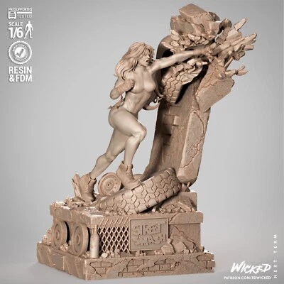 3D Printed Fan Art Marvel She-Hulk 2025 Sculpture by Wicked - Image 1 of 4