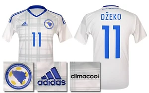 BRAND NEW BOSNIA H ADIDAS AWAY 2016 -2017 DZEKO 11 SHIRT MEN'S SMALL - Picture 1 of 1