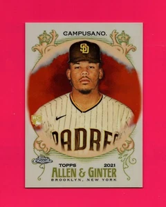 2021 Topps Allen & Ginter Chrome Orange Refractor #265 Luis Campusano RC 08/25 - Picture 1 of 2