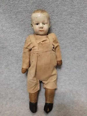 Antigo alemão 12,5” Gebruder Heubach Pouty Boy? Boneca personagem cabeça bisque - Imagem 1 de 4