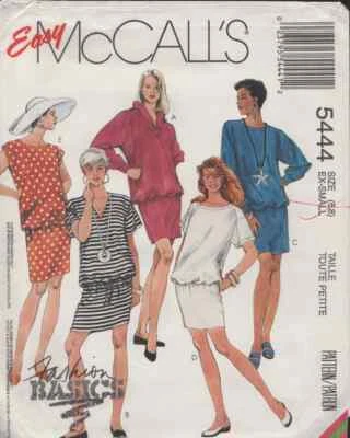 McCall's Pattern 5444 Misses Drop Waist Dress Size 6-8, FF, NEW  - Image 1 of 2