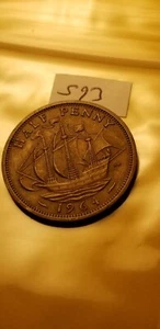 Great Britain 1964 Half Penny Idq44. - Picture 1 of 2